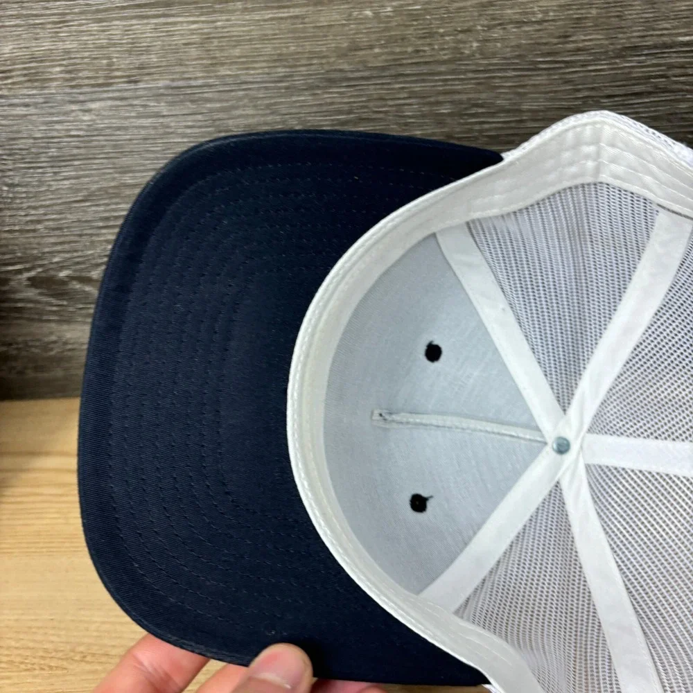 Palm Beach‎ Hat Cap Snap Back Blue Florida Beach Fishing Anchor Richardson
